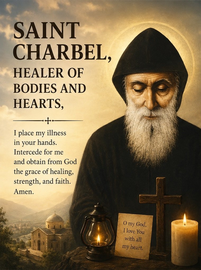saint charbel healer of bodies and hearts
