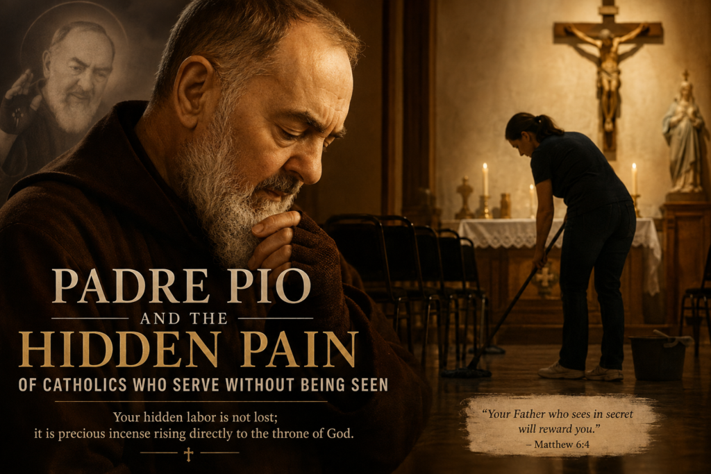 PADRE PIO AND THE HIDDEN PAIN 