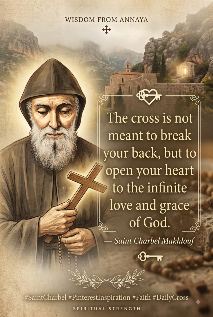 the cross is not meant to break your back