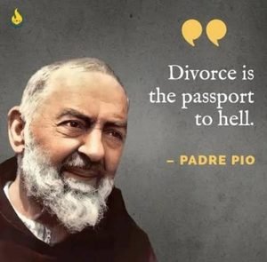 divorce is the passport to hell
